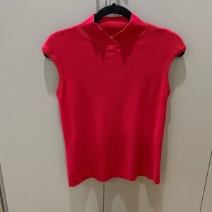 Coldwater Creek Vibrant Red Sleeveless Top